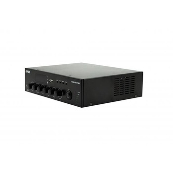 Amplificator FOX FXMA-061FMB, Bluetooth, Radio FM, 60W, 100V, 16/8/4 Ohm, Negru Amplificator FOX FXMA-061FMB, Bluetooth, Radio FM, 60W, 100V, 16/8/4 Ohm, Negru