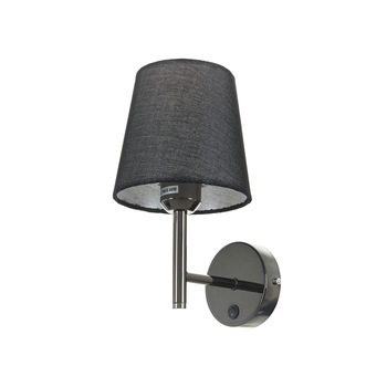 Corp de iluminat, tip aplica 1xE27, negru, 2064/1W BK M022 Corp de iluminat, tip aplica 1xE27, negru, 2064/1W BK M022