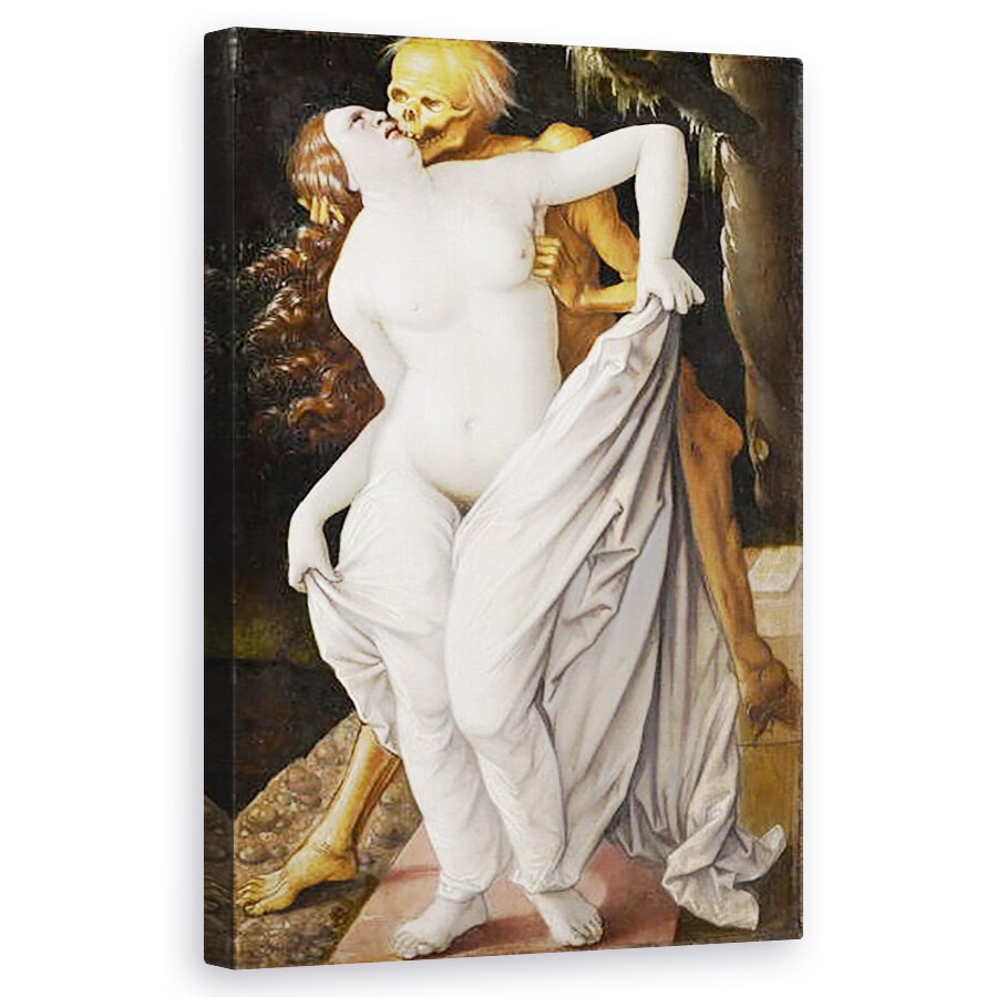 Tablou canvas - Hans Baldung Grien - Femeie si Moarte, 60 x 100 cm