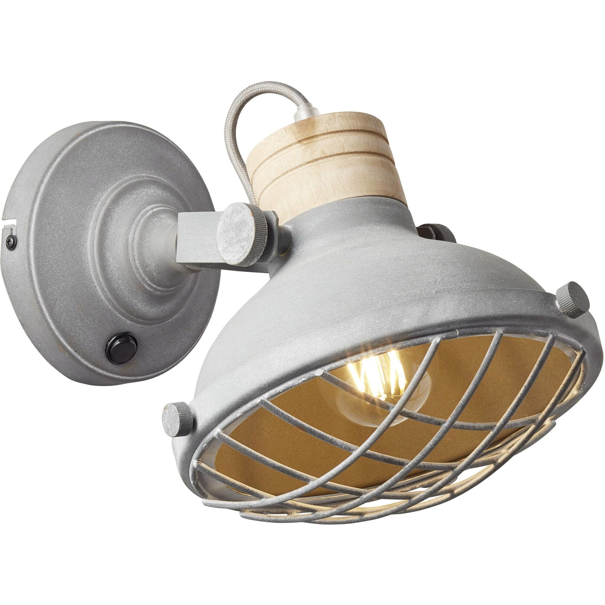 Aplica Brilliant Industrial Gri 25W