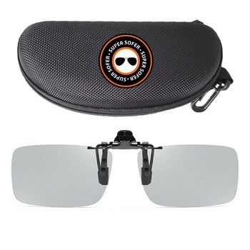 Lentile heliomate fotocromatice, tip clip on, polarizate, pentru ochelari, SUPERSOFER™ + toc inclus Lentile heliomate fotocromatice, tip clip on, polarizate, pentru ochelari, SUPERSOFER™ + toc inclus