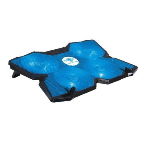 Stand/Cooler notebook Spirit of Gamer AIRBLADE 500, pana la 17.3 inch, 4 ventilatoare 120 mm, 3 pozitii, iluminare LED Blue