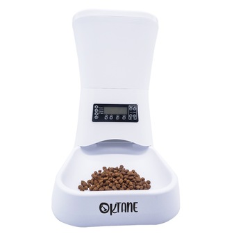 Dispenser hrana automat pentru caini si pisici, 7Litri, OKTANE®, programare 1-39 de portii, Timp si masa programabile, inregistrare mesaj personalizat, Sursa de alimentare dubla, Alb Dispenser hrana automat pentru caini si pisici, 7Litri, OKTANE®, programare 1-39 de portii, Timp si masa programabile, inregistrare mesaj personalizat, Sursa de alimentare dubla, Alb