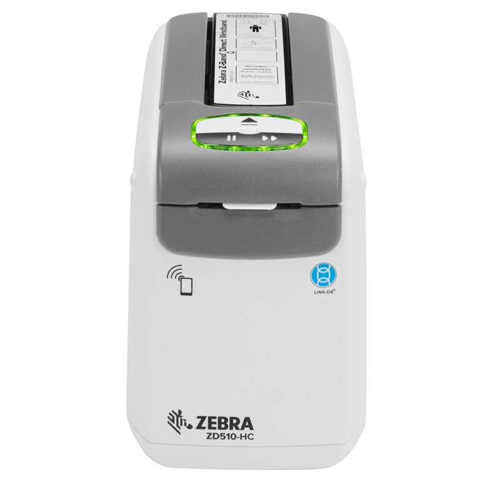 Термопринтер за китка Zebra ZD510-HC, 300 DPI, DT, ethernet - eMAG.bg