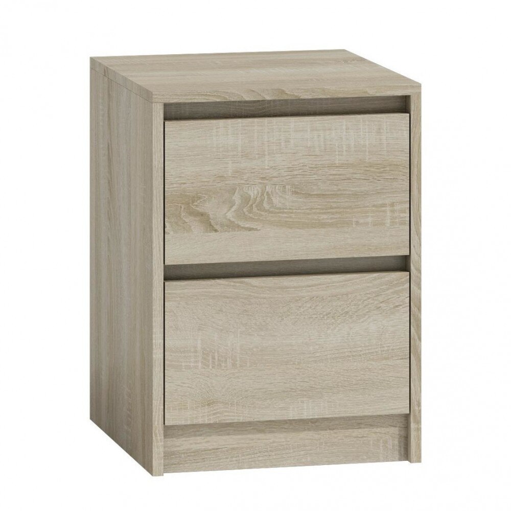 Noptiera Odell K2, 2 sertare, 55x40x43, sonoma