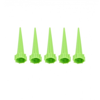 Set 5 bucati, con pentru irigare prelungita, picurare continua, verde Set 5 bucati, con pentru irigare prelungita, picurare continua, verde