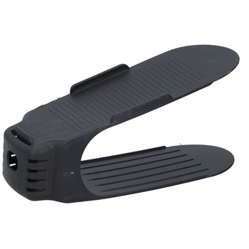 Organizator tip suport pentru pantofi, Zola, din plastic, ideal pentru o mai buna organizare,reglabil, negru Organizator tip suport pentru pantofi, Zola, din plastic, ideal pentru o mai buna organizare,reglabil, negru