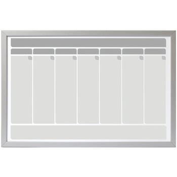 Tabla magnetica planner saptamanal, 60x40 cm, Zeller Tabla magnetica planner saptamanal, 60x40 cm, Zeller