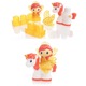 Конструктор Mega Bloks 804258, First Builders, Принцеса и Пони, Червен