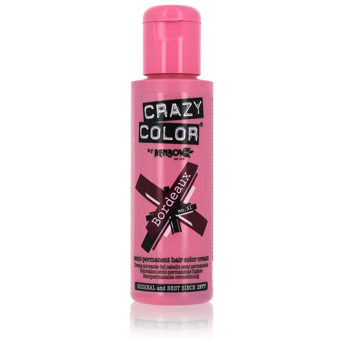 LP Colorblind – Crazy Crazy Color Vopsea Semipermanenta Bordeaux 100 ml - eMAG.ro