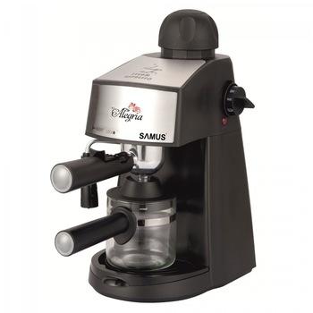 Espressor Samus Alegria, 3.5 bar, 800 W, Negru Espressor Samus Alegria, 3.5 bar, 800 W, Negru