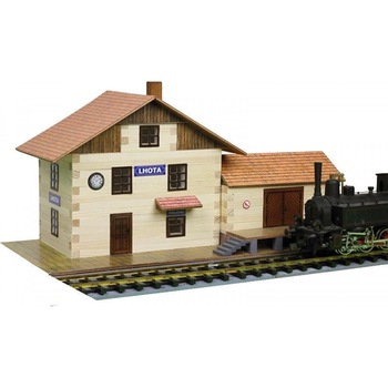 Set constructie lemn Walachia Statie Tren, 8 ani + Set constructie lemn Walachia Statie Tren, 8 ani +