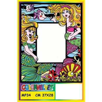 Rama foto Color Velvet Sirene, 28 x 37 cm, 4 ani + Rama foto Color Velvet Sirene, 28 x 37 cm, 4 ani +