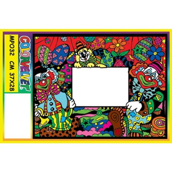 Rama foto Color Velvet Circ, 28 x 37 cm, 4 ani + Rama foto Color Velvet Circ, 28 x 37 cm, 4 ani +