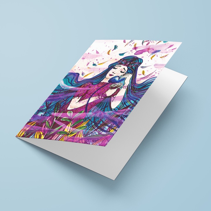 Felicitare 8 Martie Windy Call, Zizula Cards, Multicolor, 105 x 150 mm