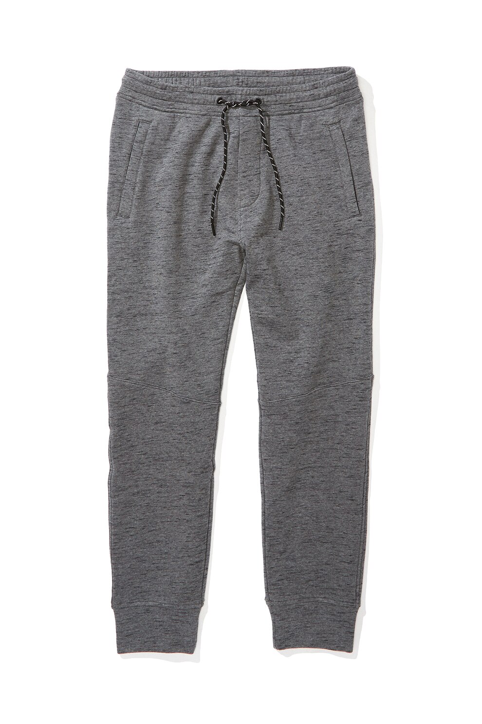American Eagle, Pantaloni sport cu snur de ajustare, Gri inchis