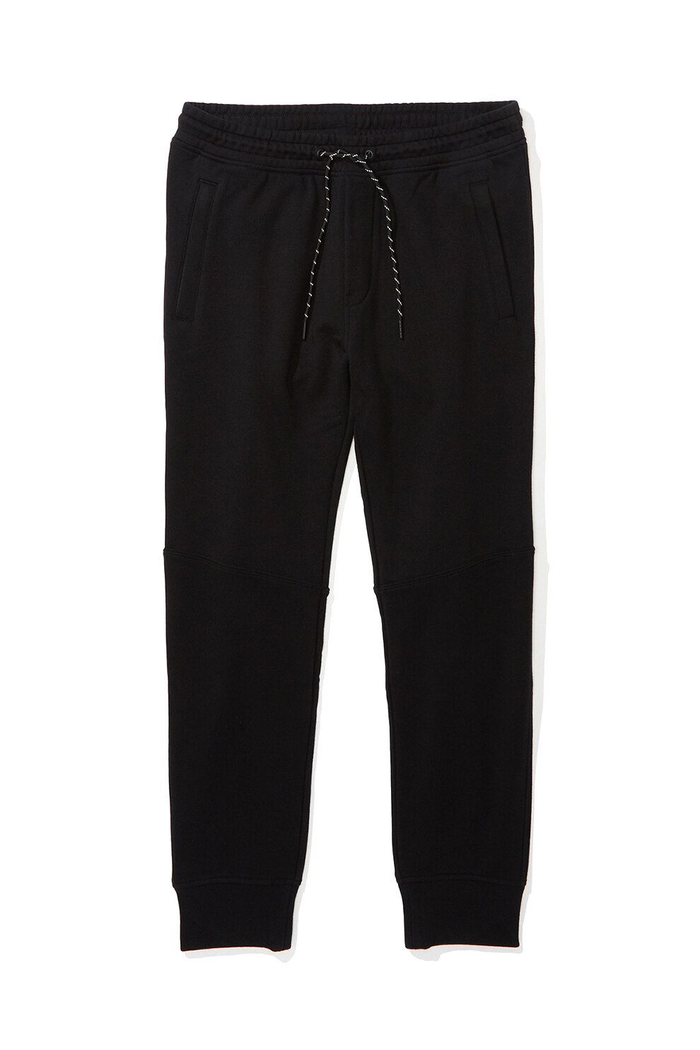 American Eagle, Pantaloni sport cu snur de ajustare, Negru, 2XL