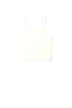 American Eagle, Top crop cu aspect striat, Alb American Eagle, Top crop cu aspect striat, Alb