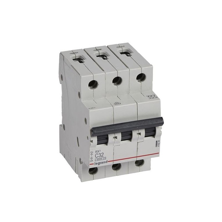 LEGRAND 368157 Legrand 419238 RX3 C32 6kA BIC 3 pólusú kismegszakító