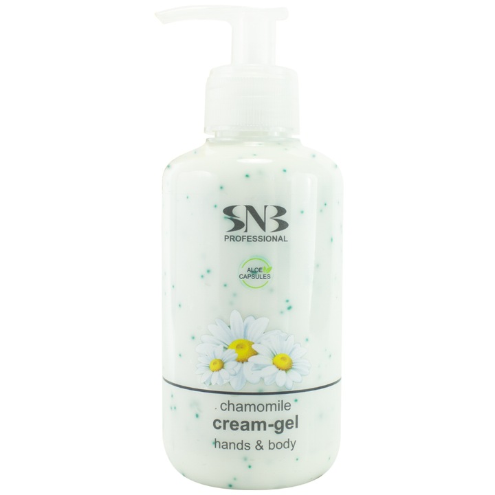 Crema Gel cu aroma de Musetel si Aloe Vera pentru maini si corp SNB 250 ml