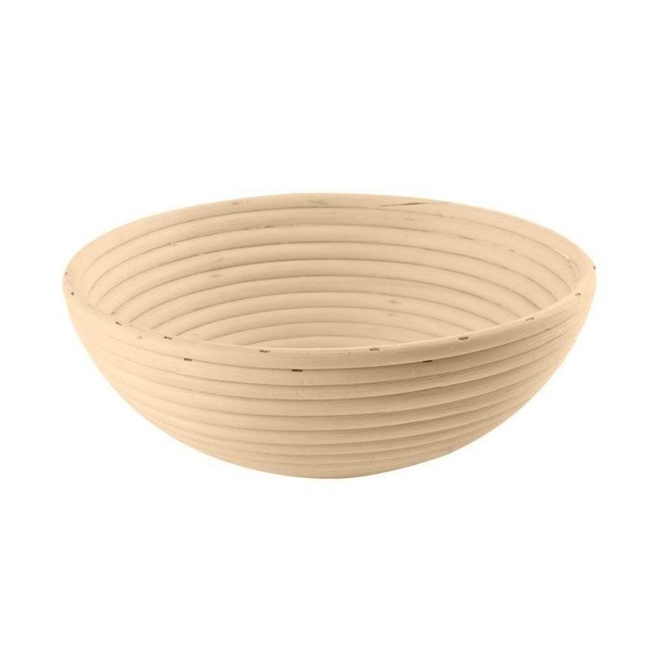 Cos Pentru Facut Paine, Orion, Rattan, Motivul Inimii, Pentru Cresterea Aluatului, Potrivit Pentru Paine De 1,5 Kg, 25 X 8 Cm, Bej