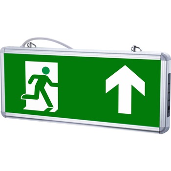 Corp de ilumunat de urgenta aplicat/ atarnat cu led 2 fete exit inainte Corp de ilumunat de urgenta aplicat/ atarnat cu led 2 fete exit inainte