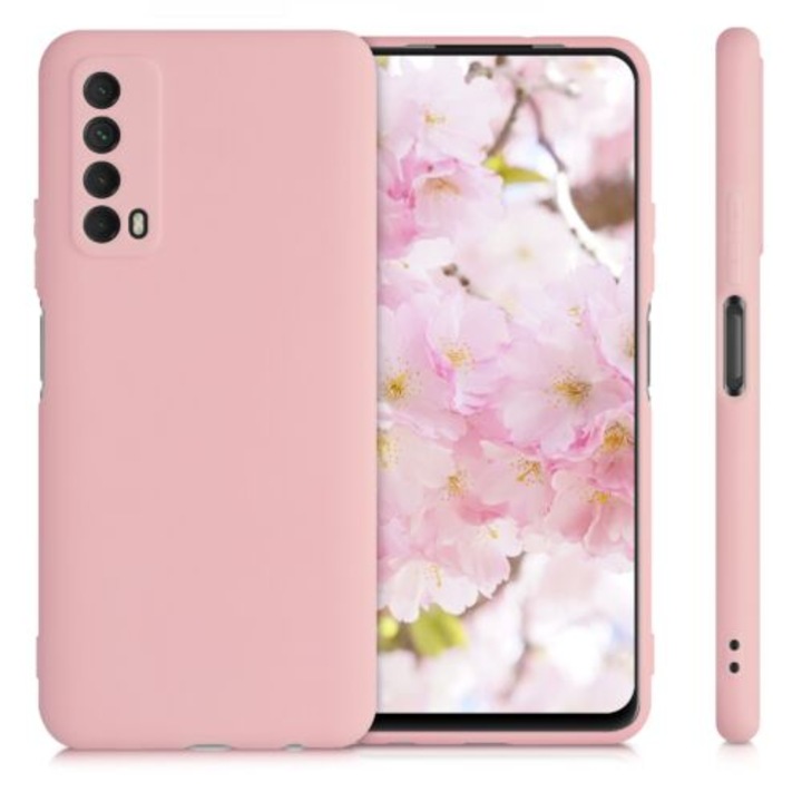 Кейс за Huawei P Smart (2021), Силикон, Розов