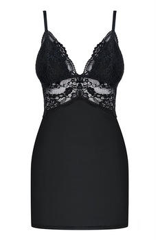 Set 2 piese 810-CHE, Obsessive, Poliamida, Negru, Negru mat Set 2 piese 810-CHE, Obsessive, Poliamida, Negru, Negru mat