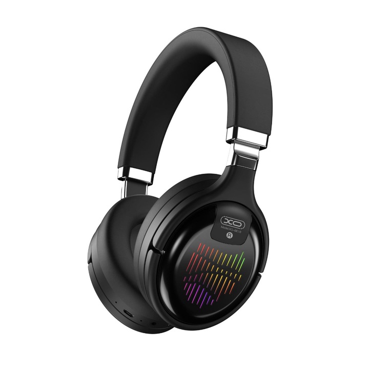 Аудио слушалки XO-BE18, безжични, Bluetooth, хендсфри разговори, черни