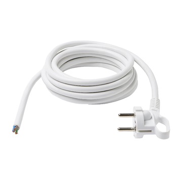 Cablu de schimb pentru aparate cu impamantare Diall, 3 m, alb Cablu de schimb pentru aparate cu impamantare Diall, 3 m, alb
