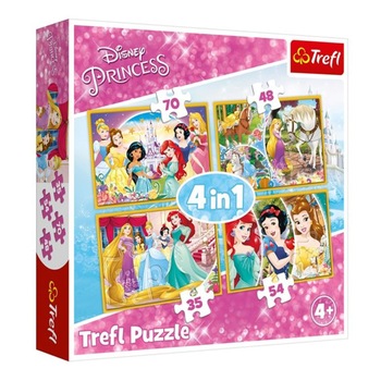Puzzle Trefl + 4 ani Multicolor 70 piese Puzzle Trefl + 4 ani Multicolor 70 piese