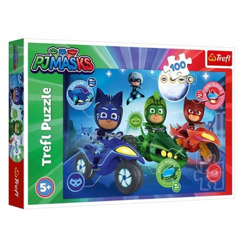 Puzzle Trefl + 5 ani Multicolor 100 piese Puzzle Trefl + 5 ani Multicolor 100 piese
