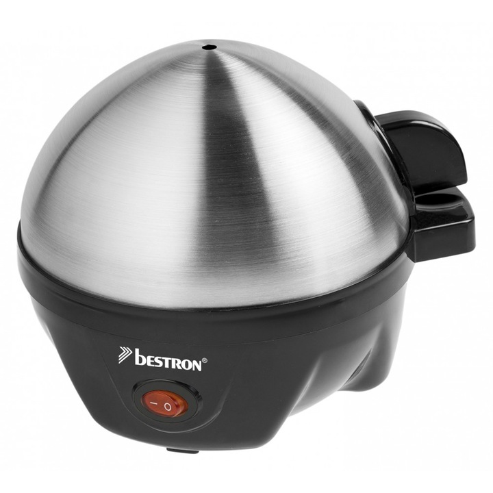 BESTRON AEC700 tojásfőző, 350W, 7 tojáshoz, inox/fekete