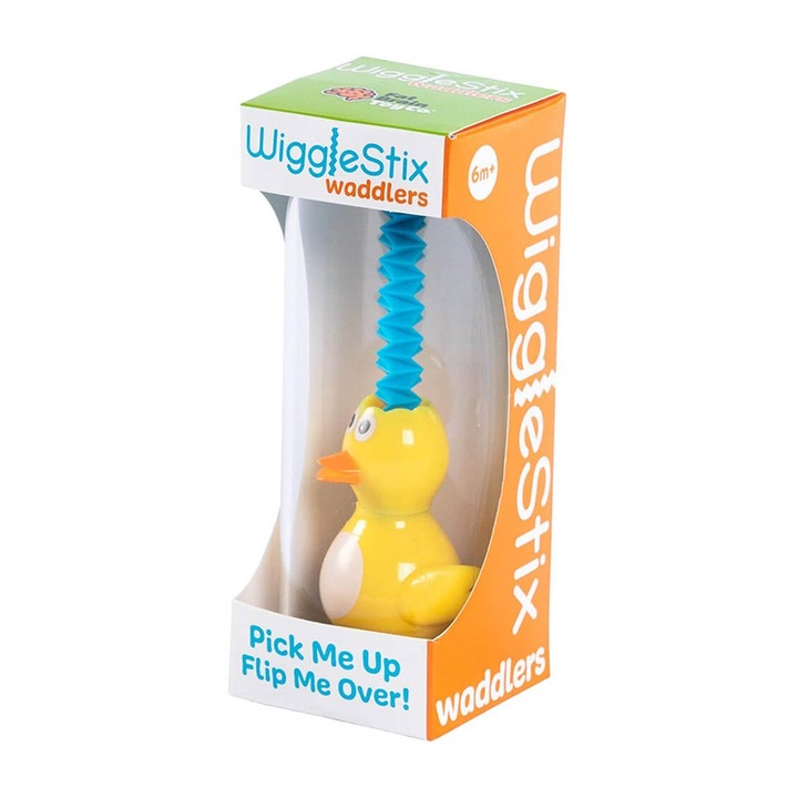 Jucarie bebelusi Fat Brain Toys Wiggle Stix, ratusca