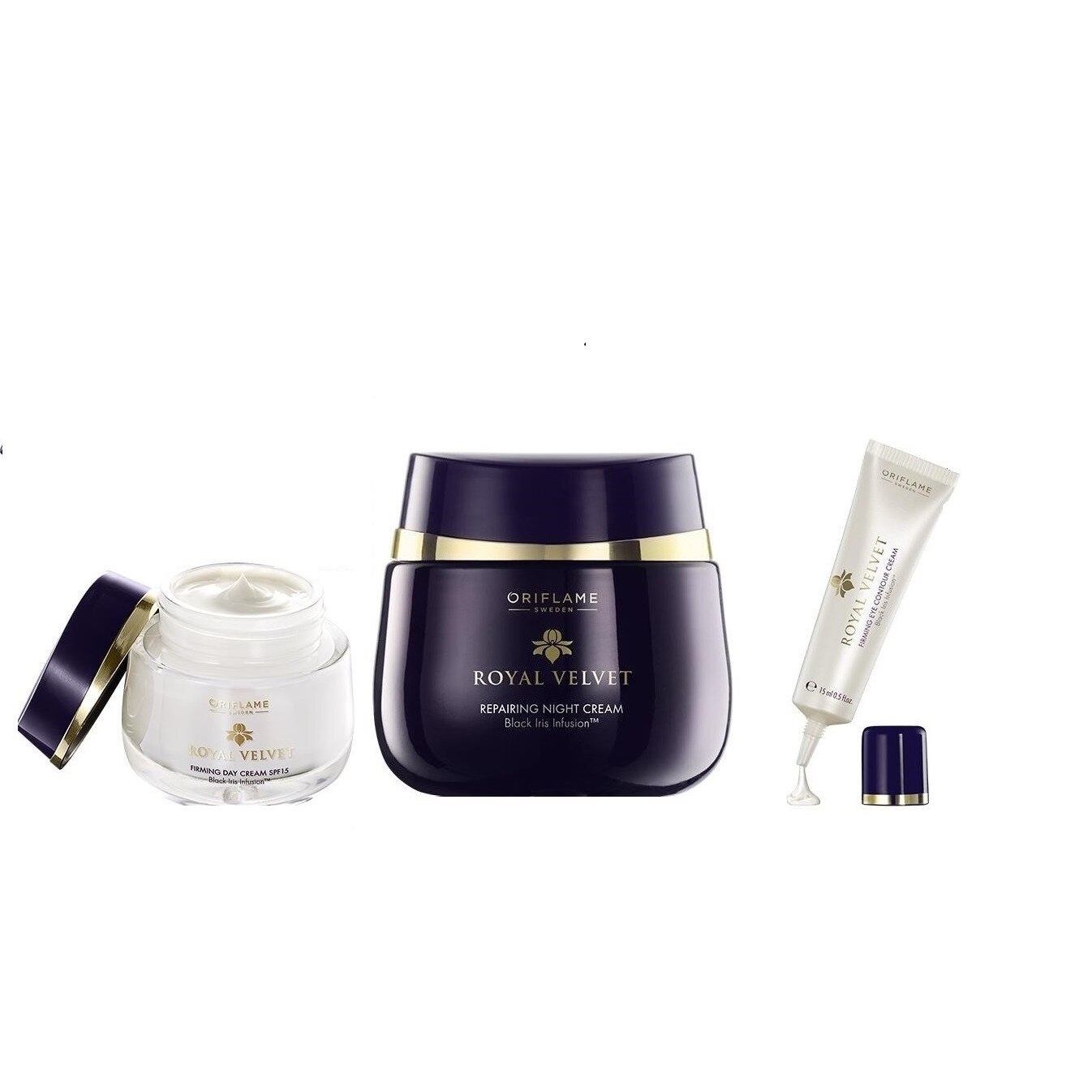 Set de creme Royal Velvet, Oriflame, 3 buc
