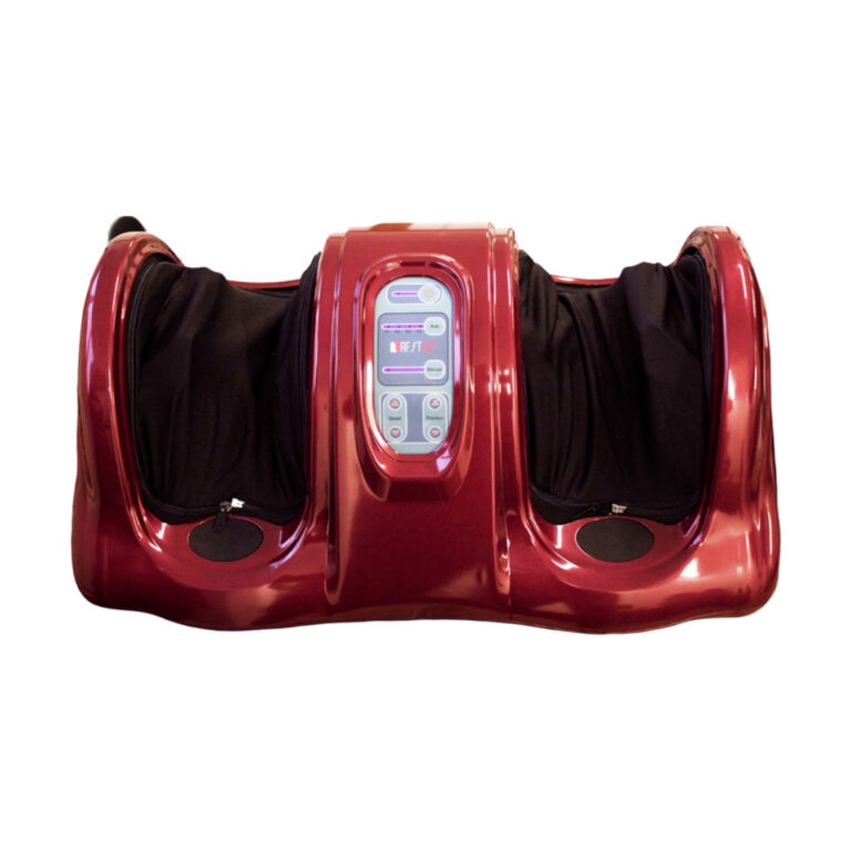 Aparat cu 7 moduri de masaj Bliss Foot Massager RA-341, RestArt, Role de masaj 3D, 220 V, Rosu