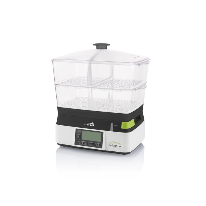 Aparat de gatit cu aburi, ETA, 1800 W, 11 l, 6 programe, Alb