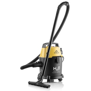Aspirator umed-uscat Eta422290000, 1400W, sac de praf 2.5L, filtru HEPA, negru/galben