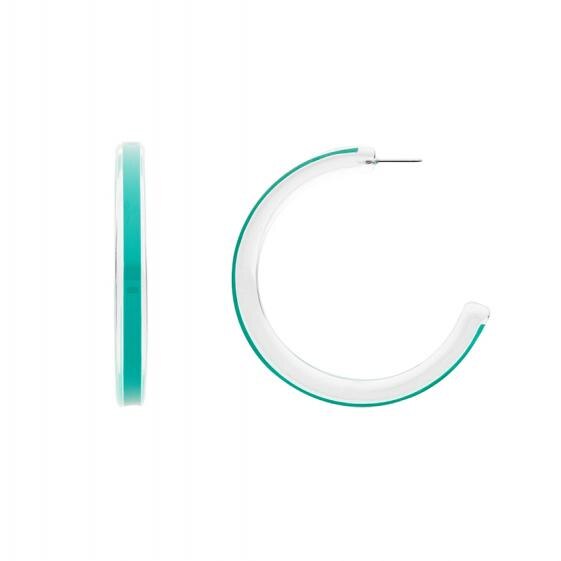 Cercei Fossil Vintage Motifs JOF00727040, Argintiu, Albastru