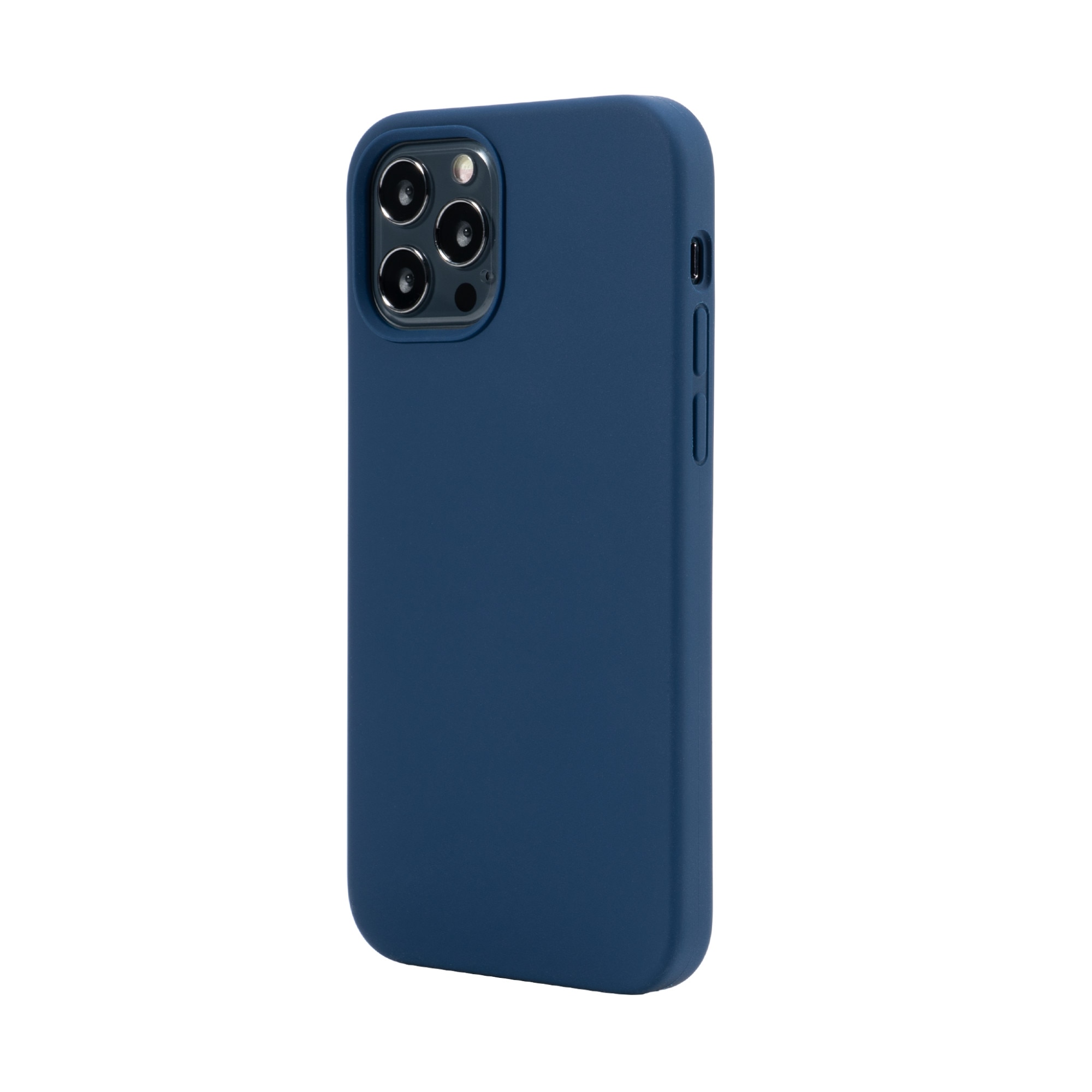 Husa pentru iPhone 12 / 12 Pro Vetter Clip-On Soft Touch Silk Series Mag Safe Compatible Blue