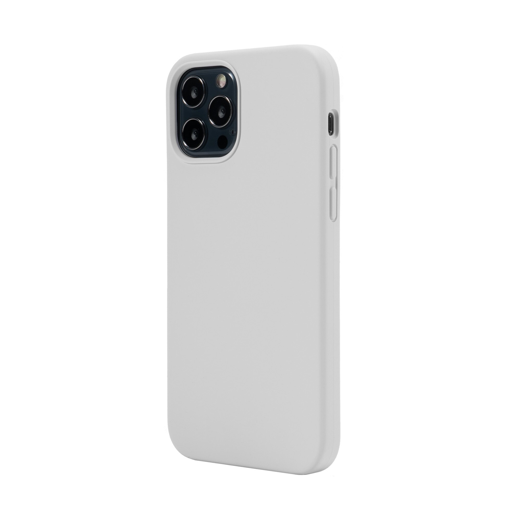 Husa pentru iPhone 12 Pro Max Vetter Clip-On Soft Touch Silk Series Mag Safe Compatible White