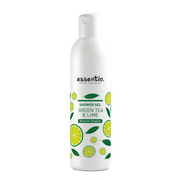 Gel de dus organic Ceai verde & Lime 250 ml