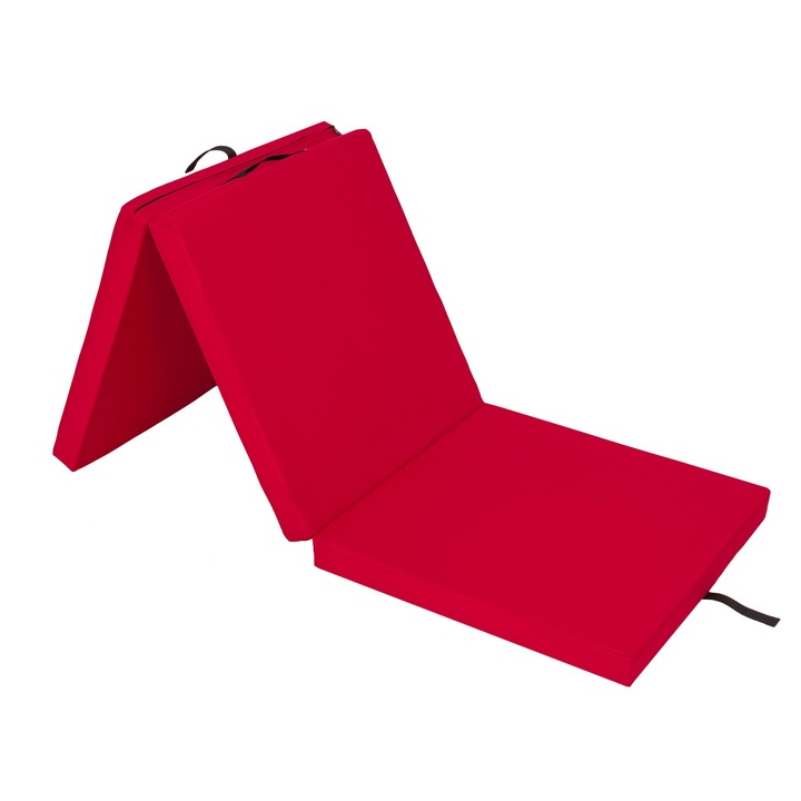 Összecsukható matrac "Alex" Red L 180x60x6 cm