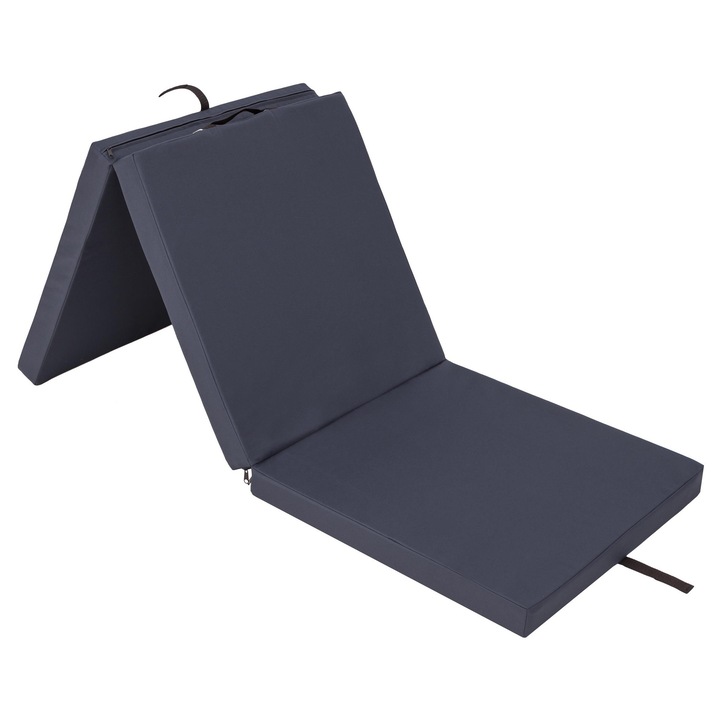 Saltea plianta "Alex" Albastru marin L x60x6 cm