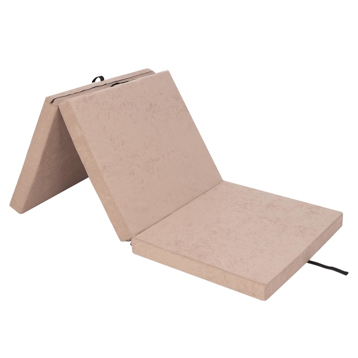 Összecsukható matrac "Ben" Beige - XL - 195x80x8 cm