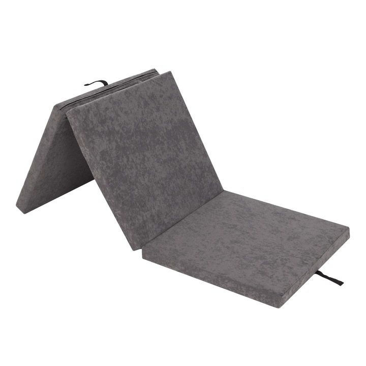 Összecsukható matrac "Ben" Grey - L - 180x65x6 cm