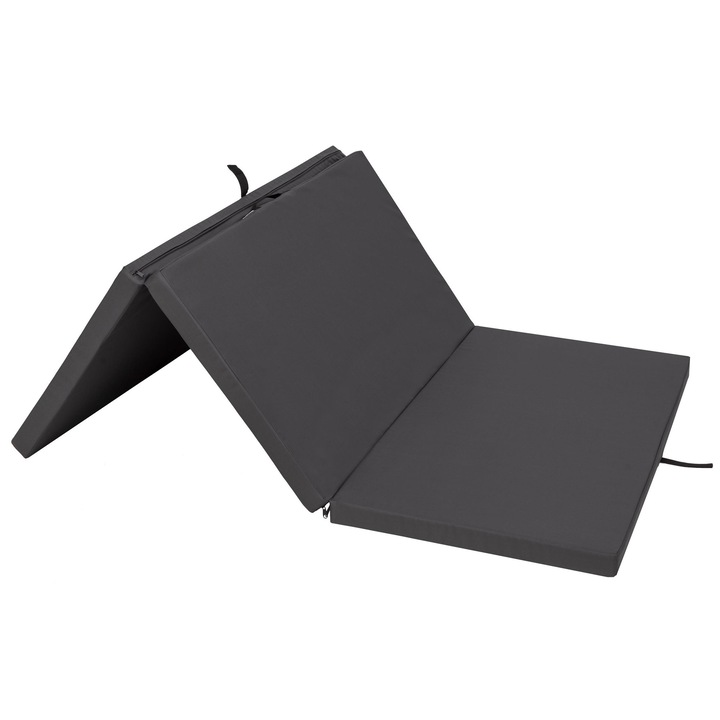 Saltea plianta "Alex" Grafit XXL 195x120x6 cm