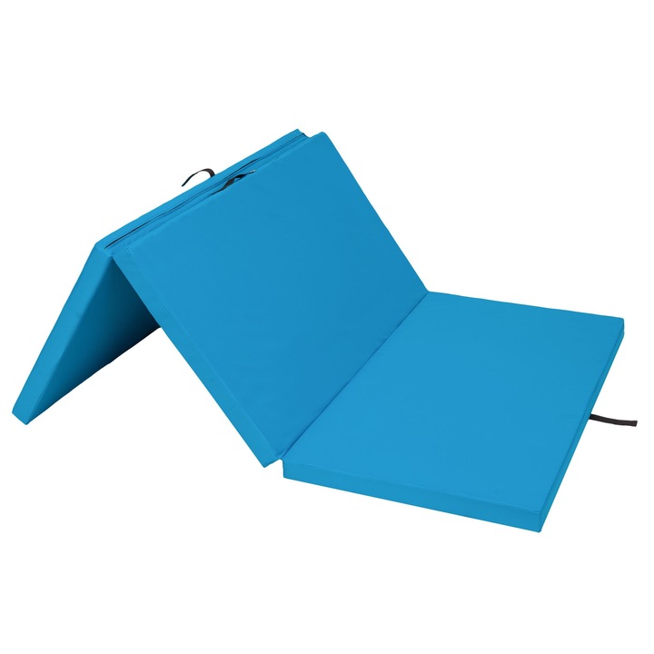 Saltea plianta "Alex" Albastru XXL 195x120x6 cm