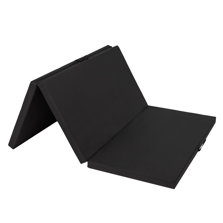 Saltea plianta "Alex" Negru XXL 195x120x6 cm