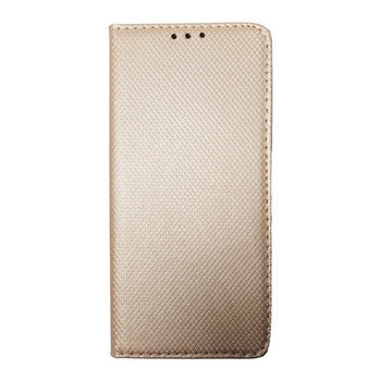 Husa Flip Carte compatibila cu Samsung Galaxy S21 Magnetica cu stand si cu Suport Card, Antisoc, Viceversa Auriu